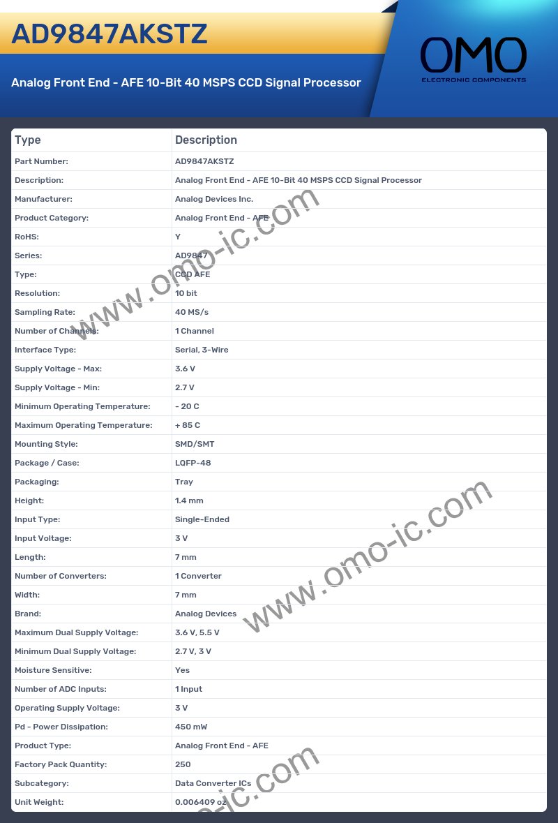 AD9847AKSTZ