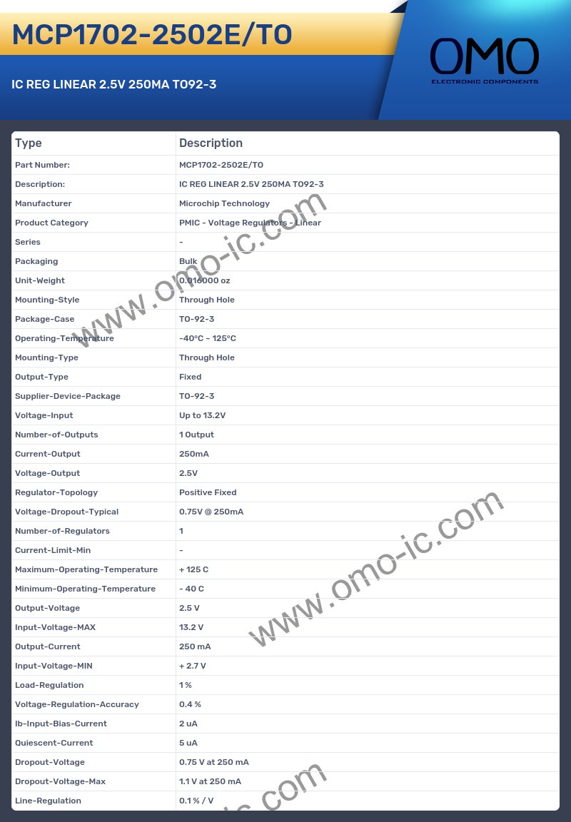 MCP1702-2502E/TO