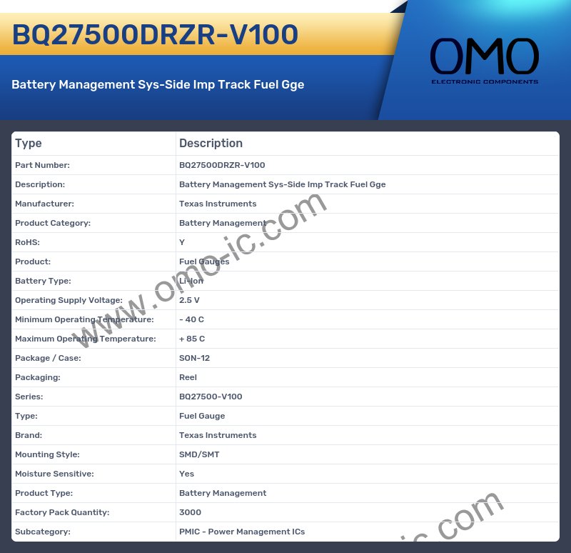 BQ27500DRZR-V100