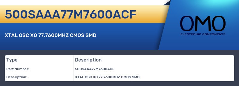 500SAAA77M7600ACF