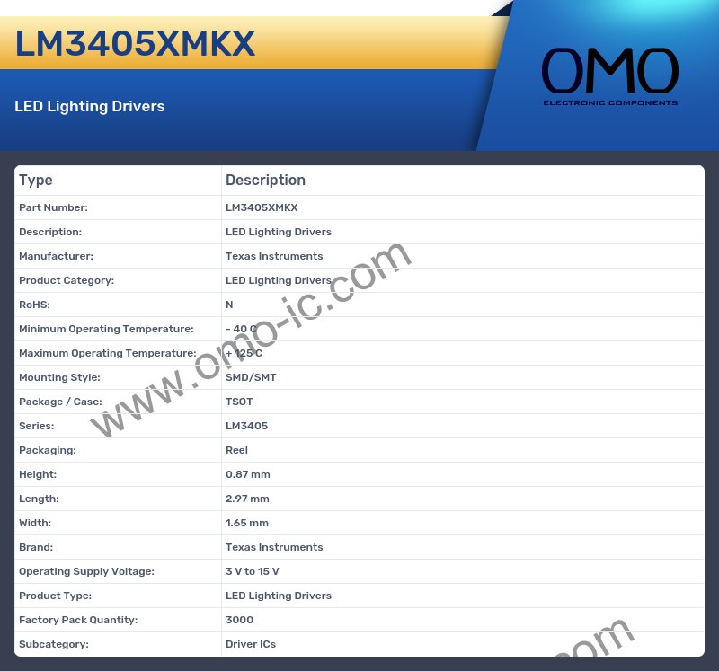 LM3405XMKX