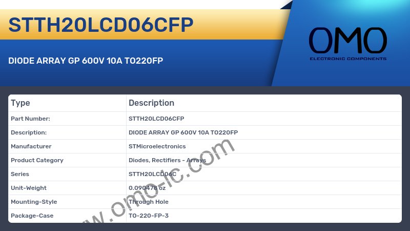 STTH20LCD06CFP