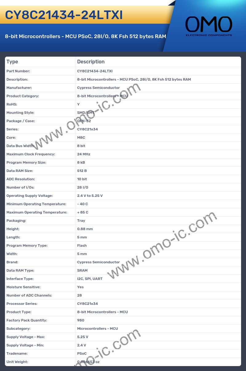 CY8C21434-24LTXI