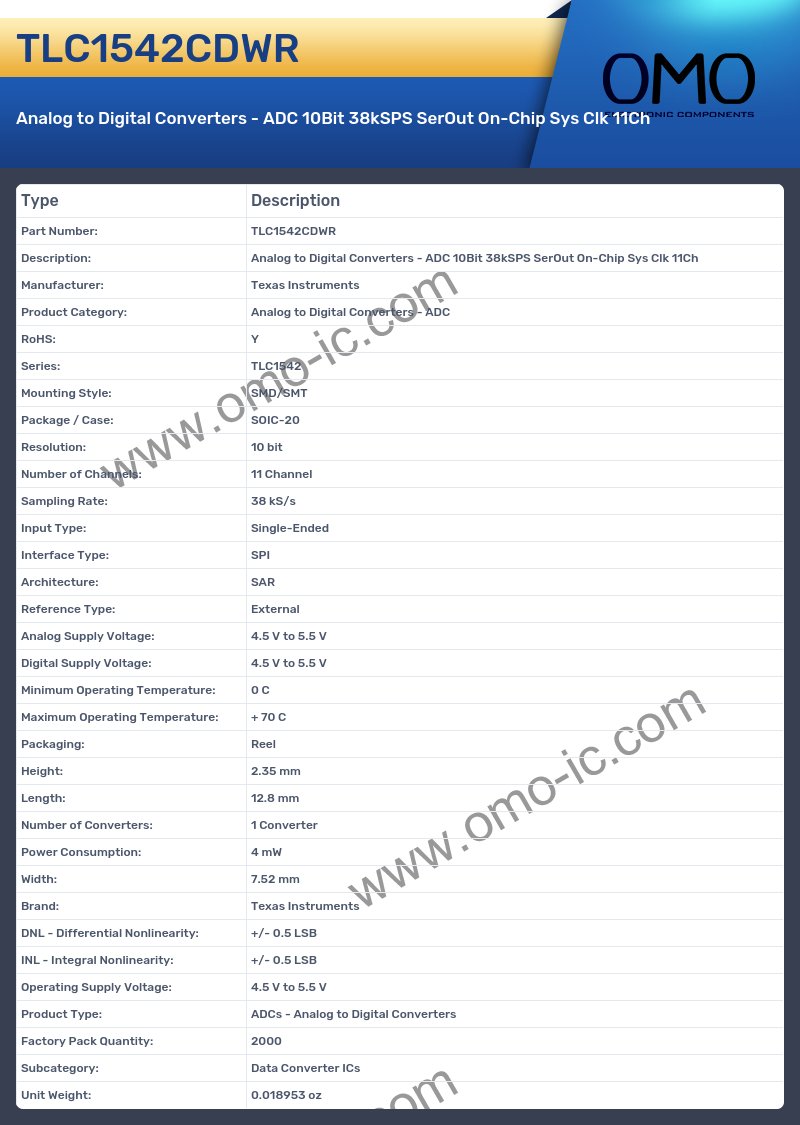 TLC1542CDWR