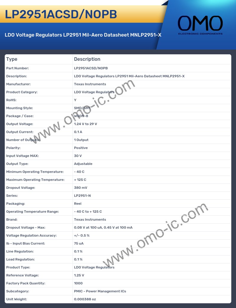 LP2951ACSD/NOPB