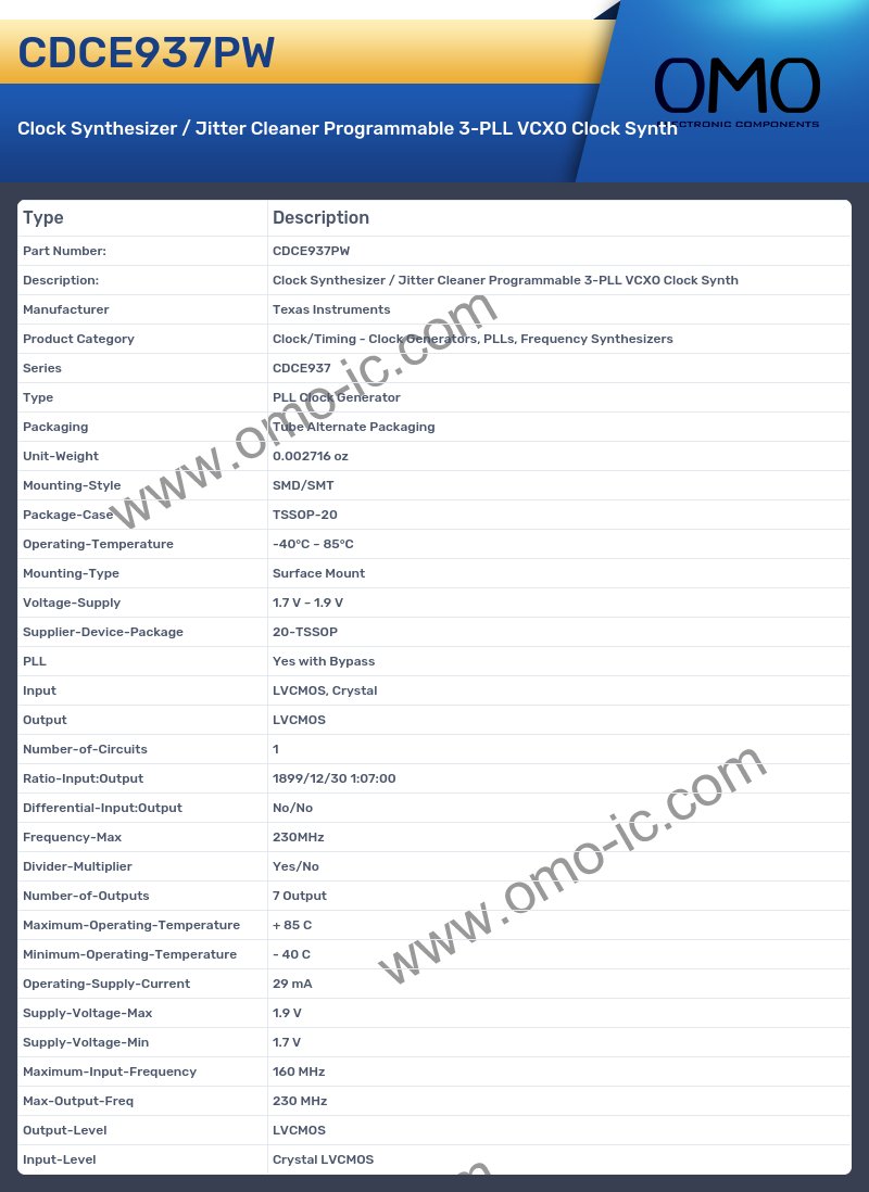 CDCE937PW