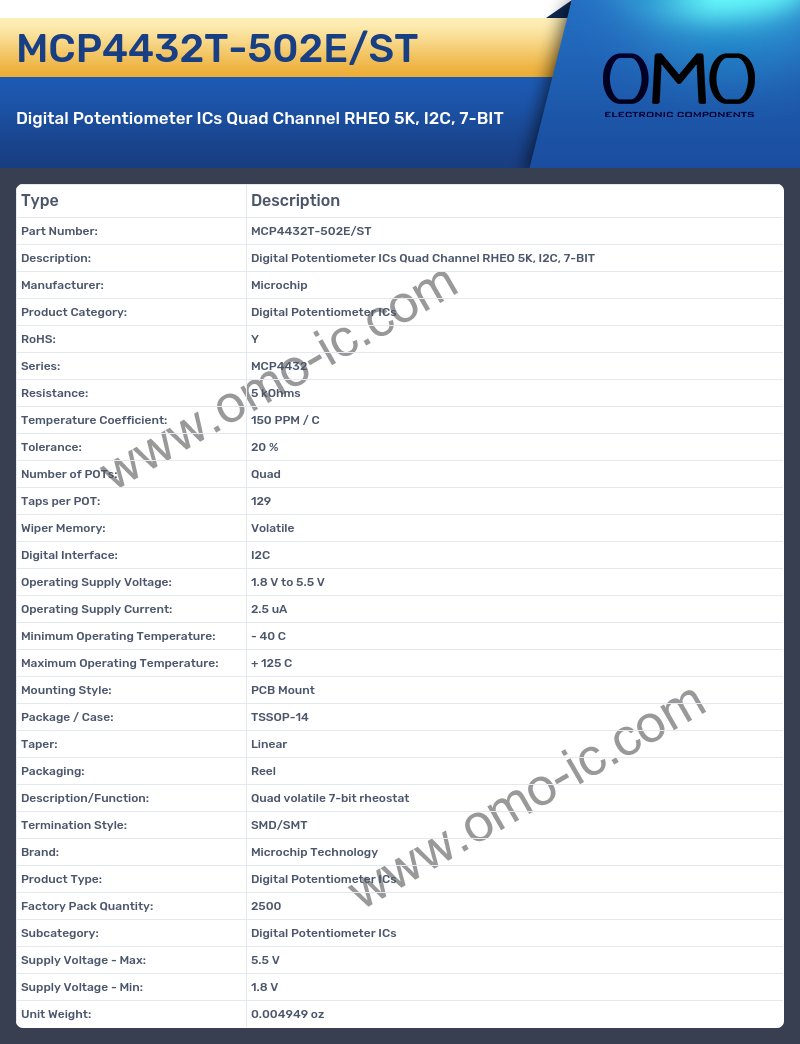MCP4432T-502E/ST