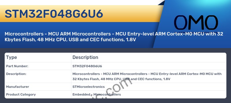 STM32F048G6U6