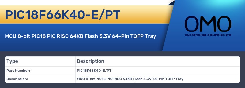 PIC18F66K40-E/PT