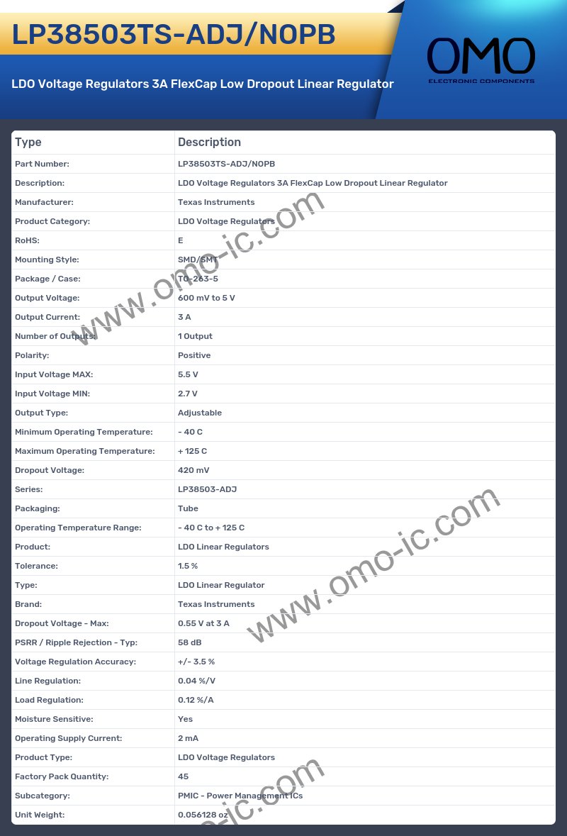LP38503TS-ADJ/NOPB
