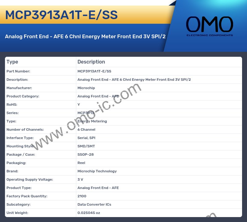 MCP3913A1T-E/SS