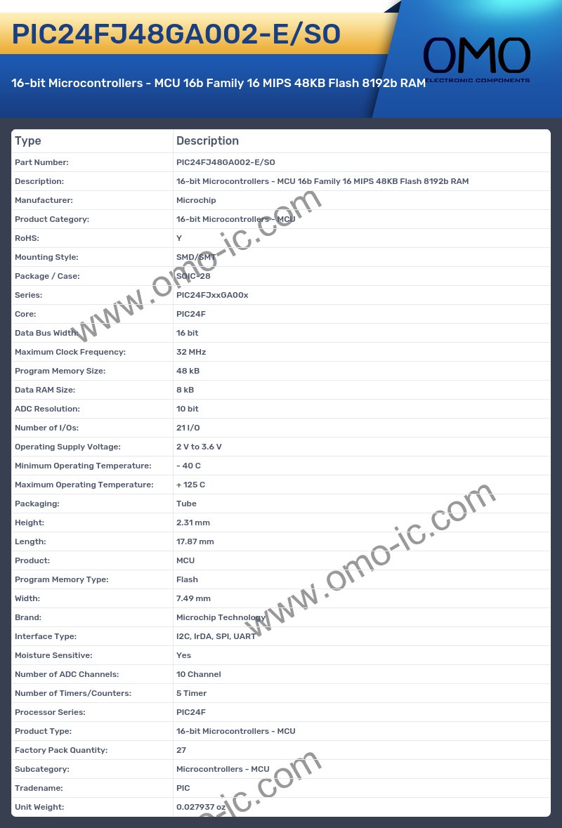 PIC24FJ48GA002-E/SO