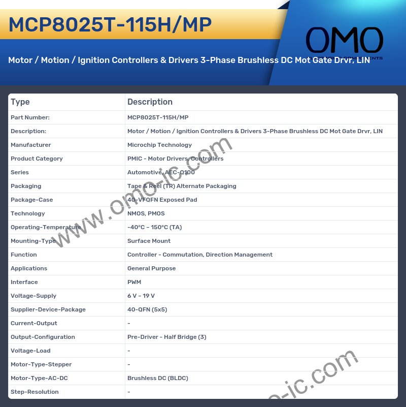 MCP8025T-115H/MP