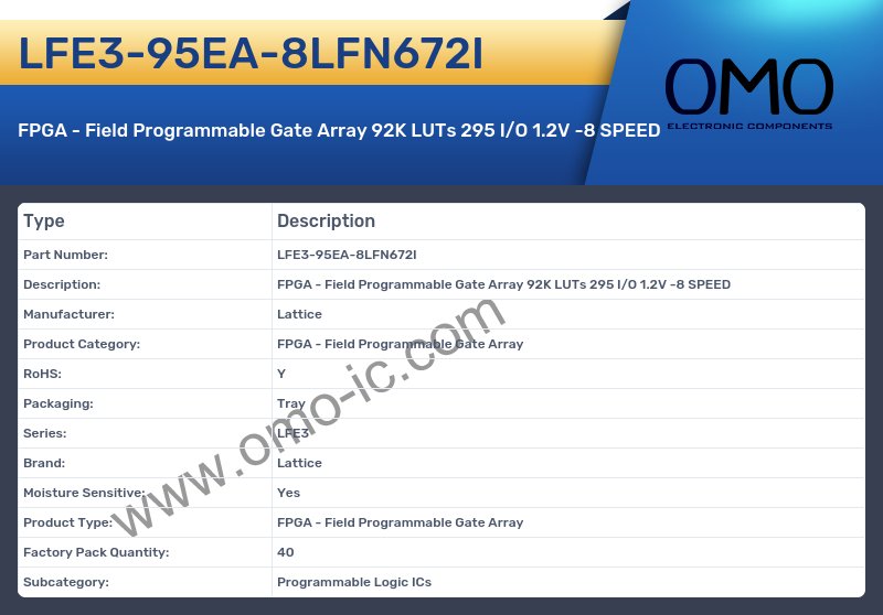 LFE3-95EA-8LFN672I