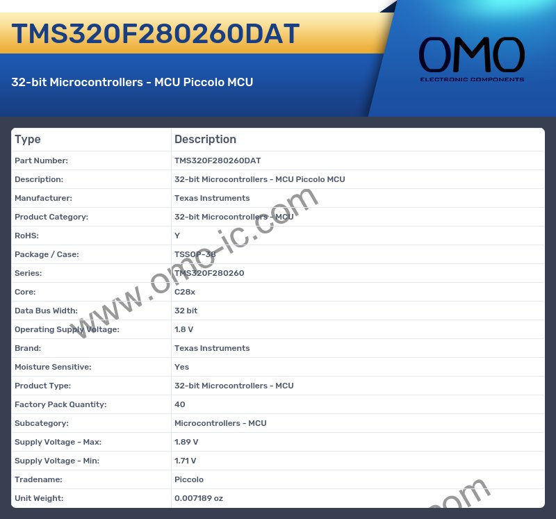 TMS320F280260DAT
