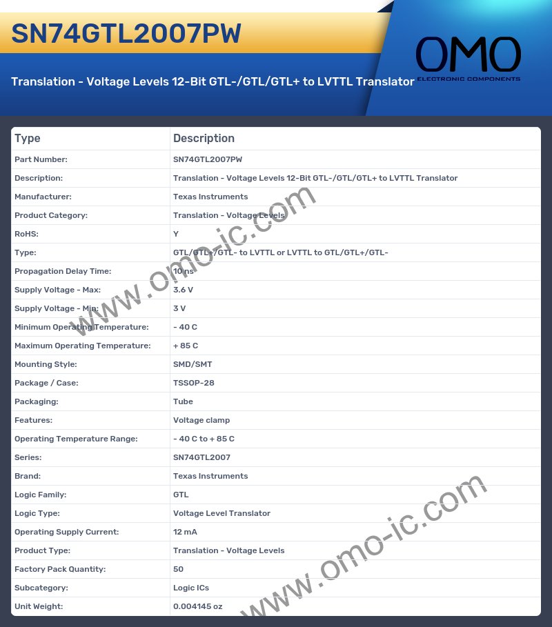 SN74GTL2007PW