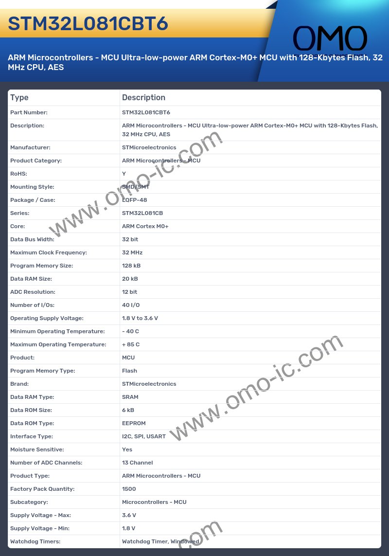 STM32L081CBT6