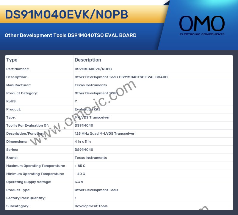 DS91M040EVK/NOPB