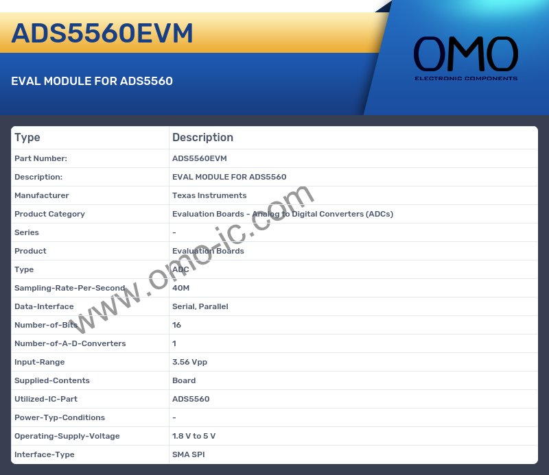 ADS5560EVM
