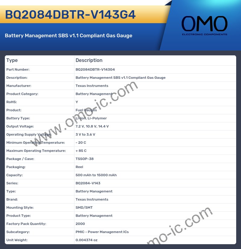 BQ2084DBTR-V143G4