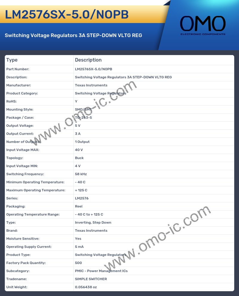 LM2576SX-5.0/NOPB