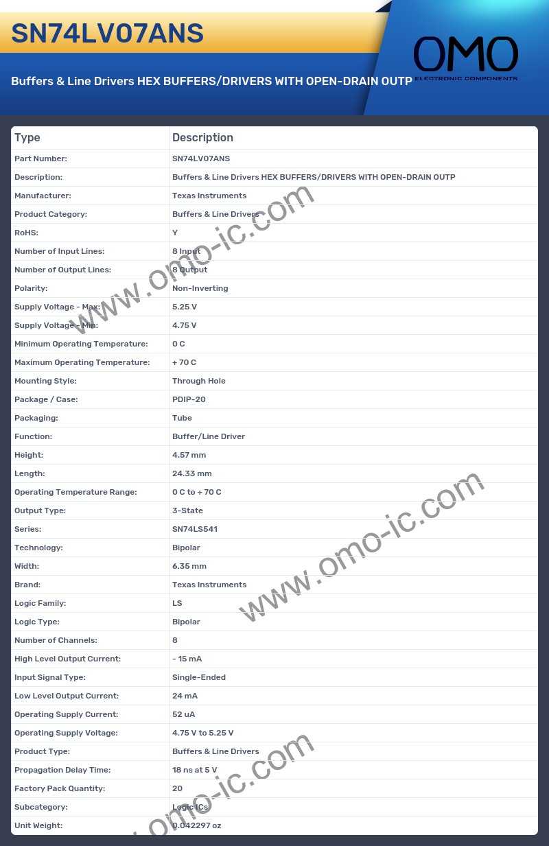 SN74LV07ANS
