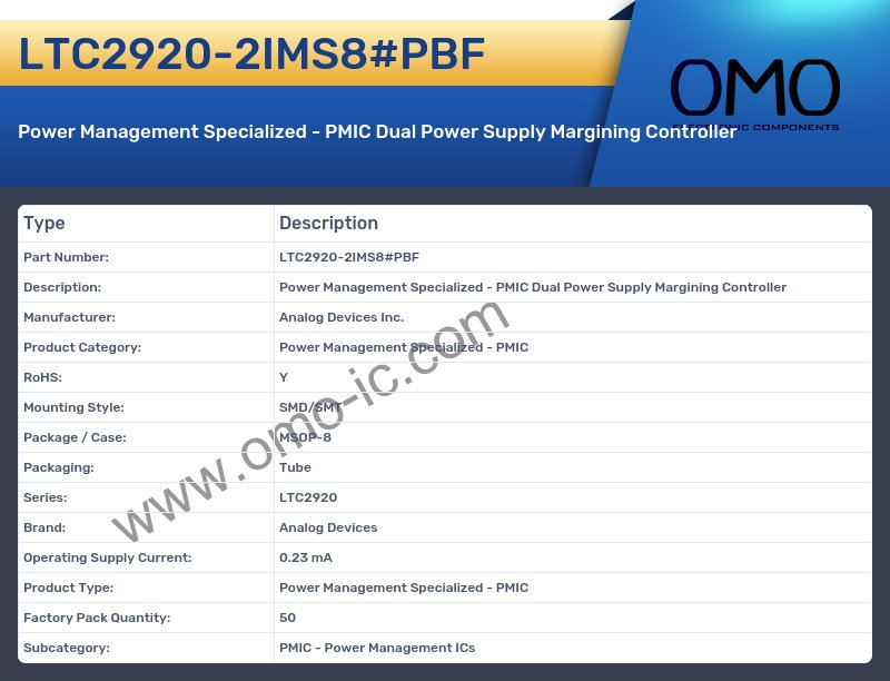 LTC2920-2IMS8#PBF