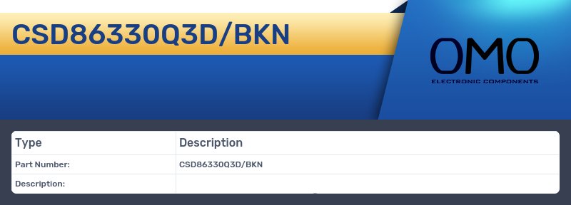 CSD86330Q3D/BKN