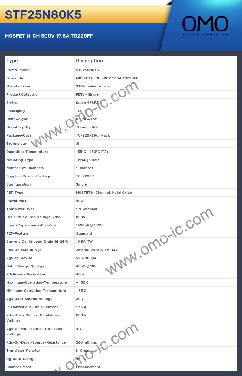 STF25N80K5