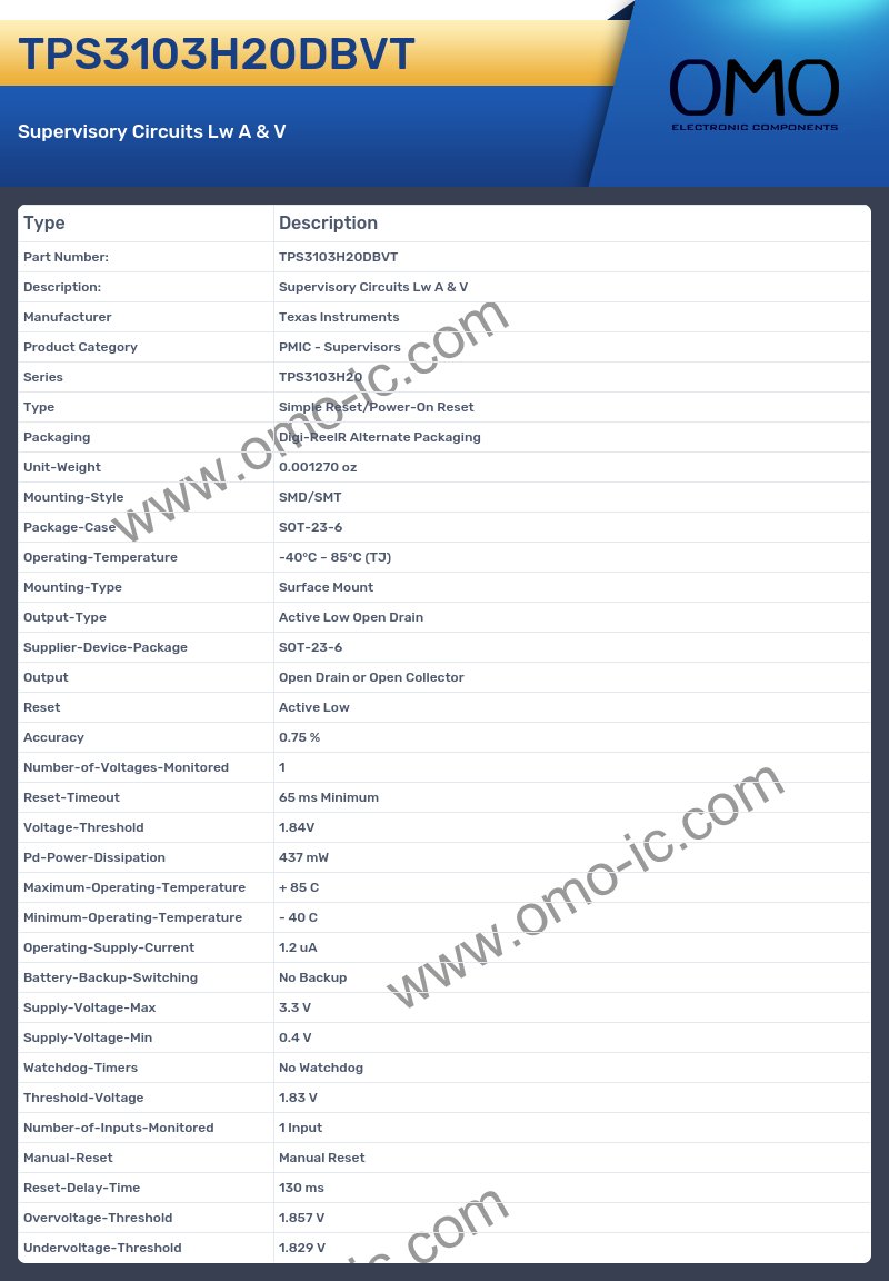 TPS3103H20DBVT