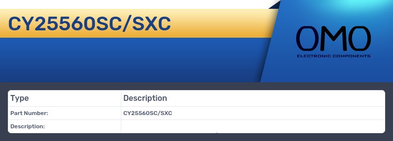 CY25560SC/SXC
