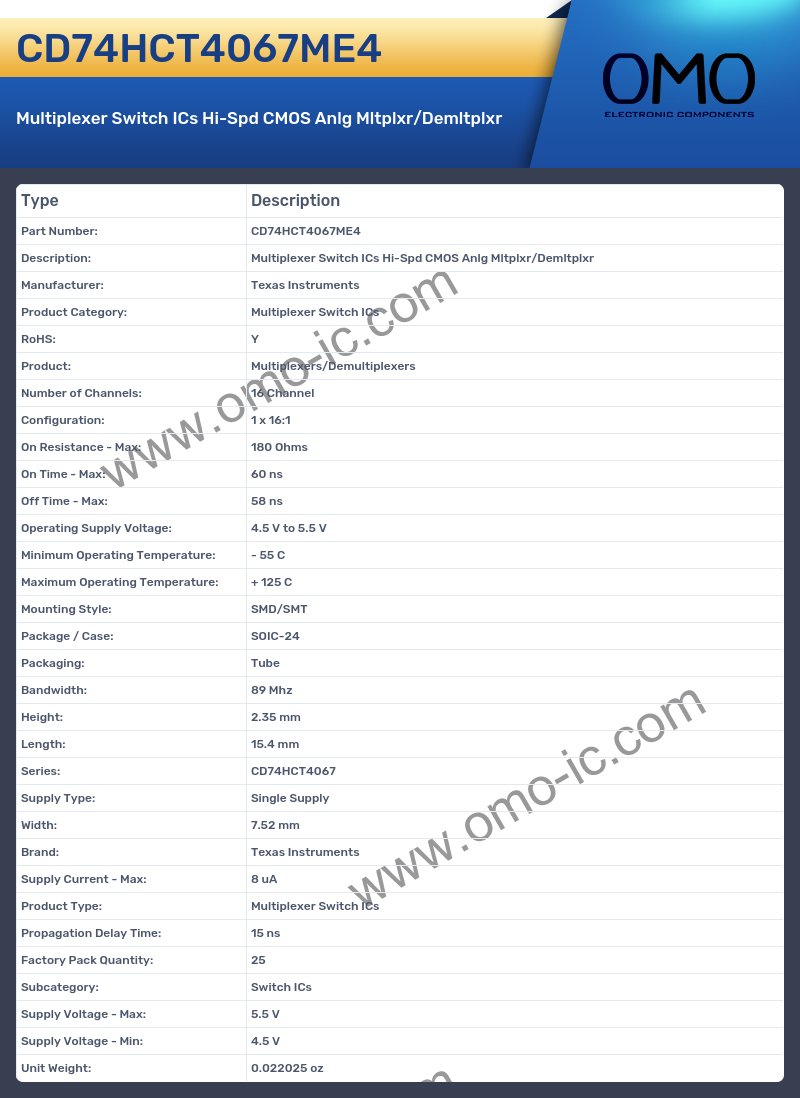 CD74HCT4067ME4