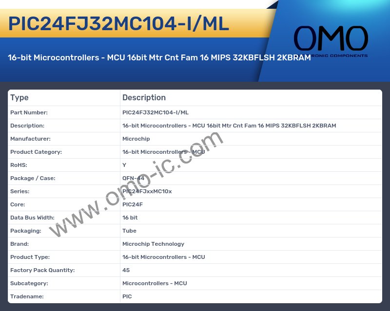 PIC24FJ32MC104-I/ML