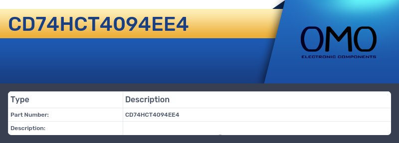 CD74HCT4094EE4