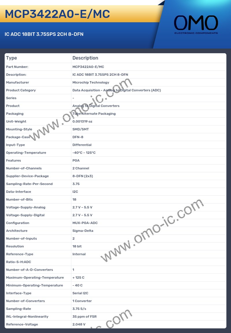 MCP3422A0-E/MC