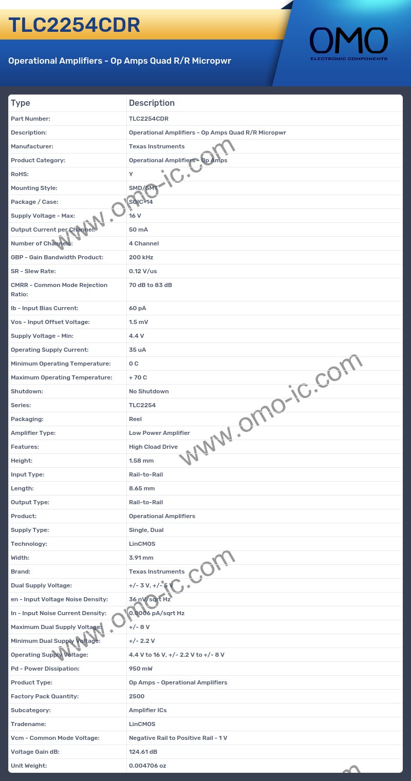 TLC2254CDR