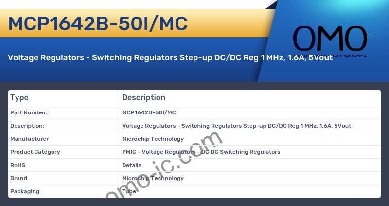 MCP1642B-50I/MC