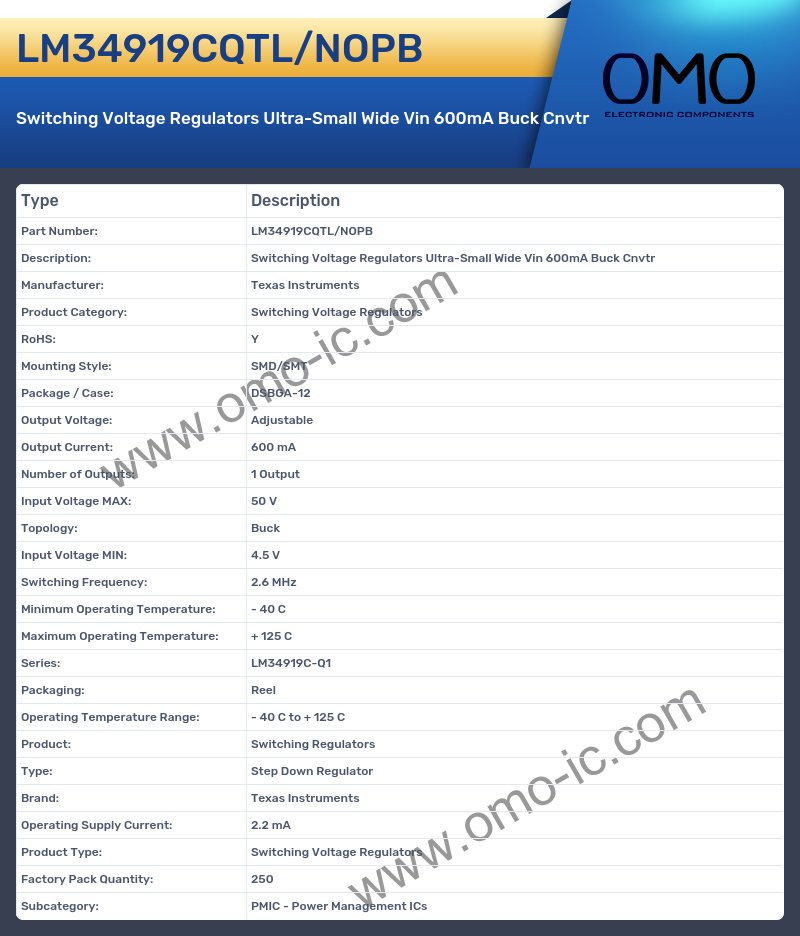 LM34919CQTL/NOPB
