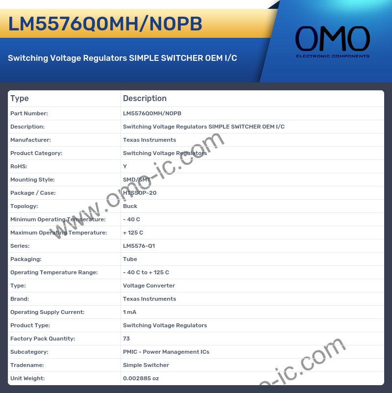 LM5576Q0MH/NOPB