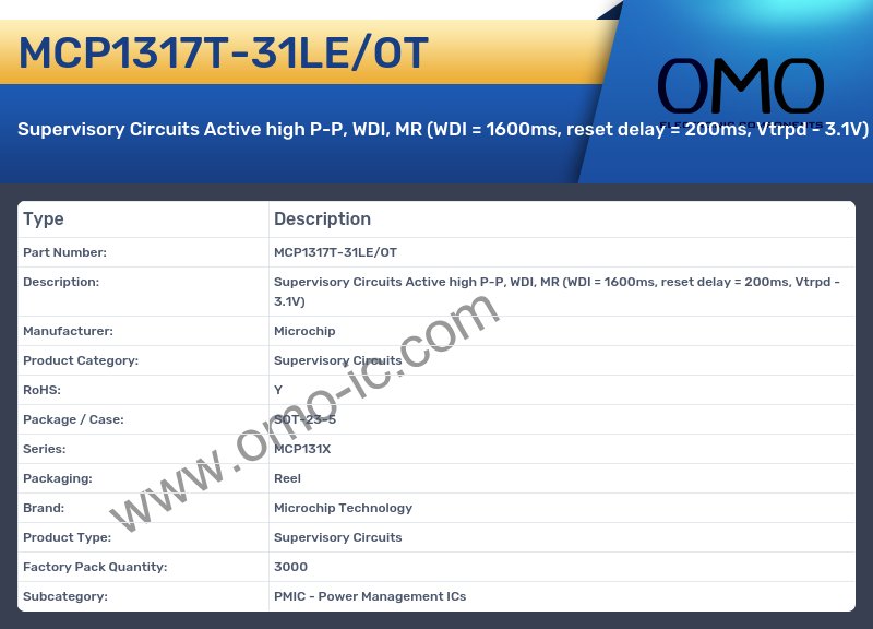 MCP1317T-31LE/OT
