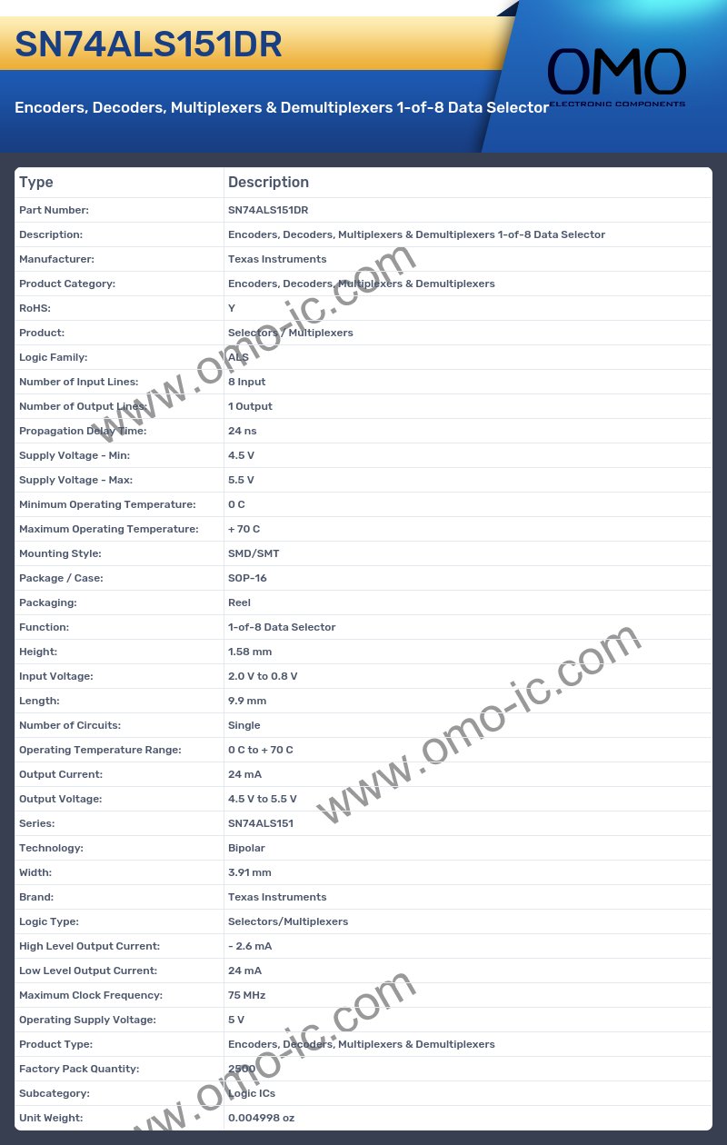 SN74ALS151DR