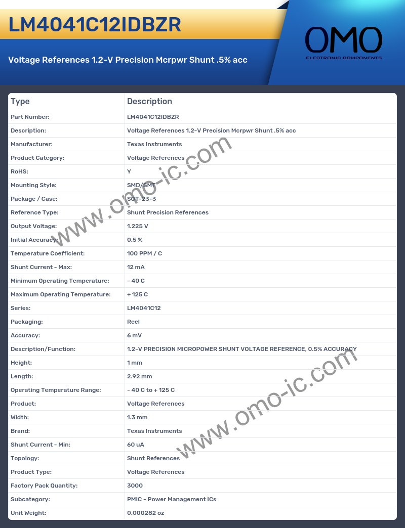 LM4041C12IDBZR