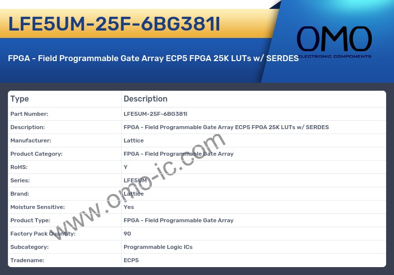 LFE5UM-25F-6BG381I