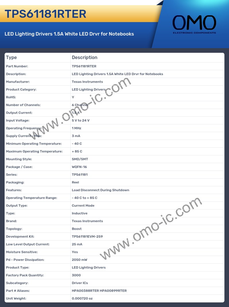 TPS61181RTER