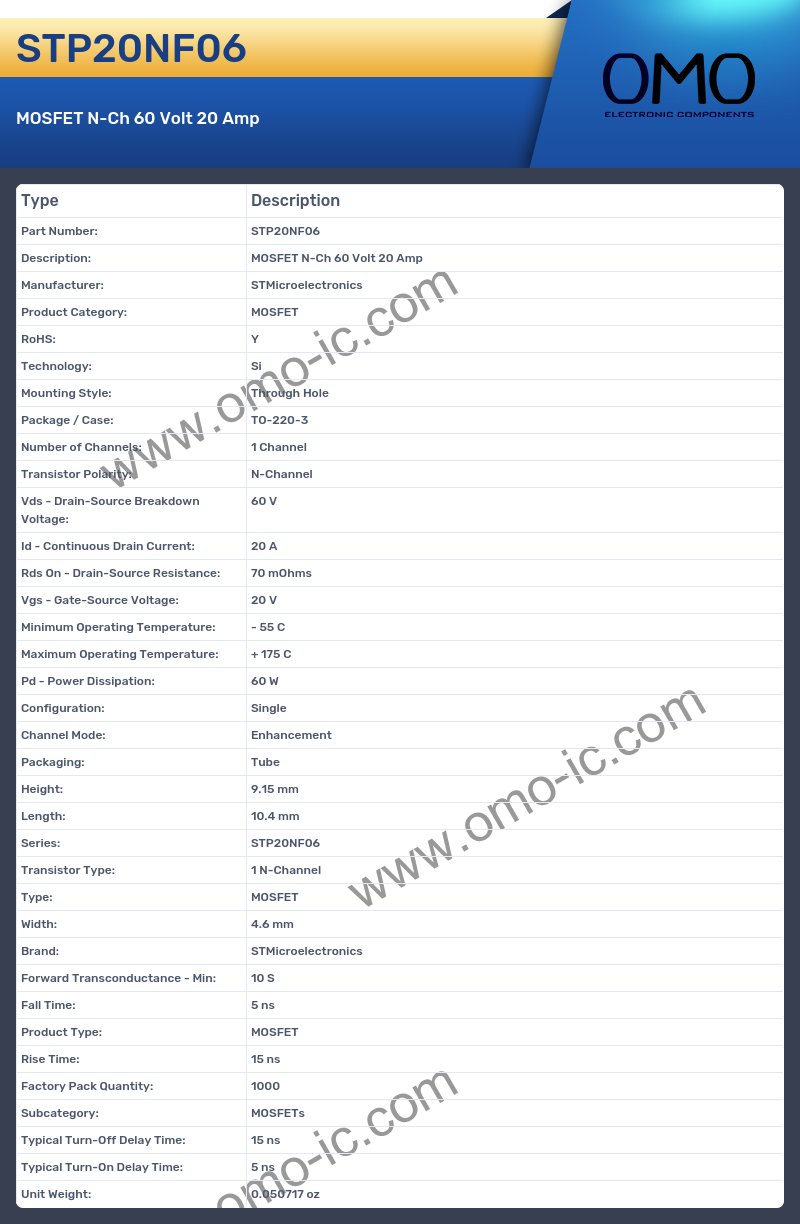 STP20NF06