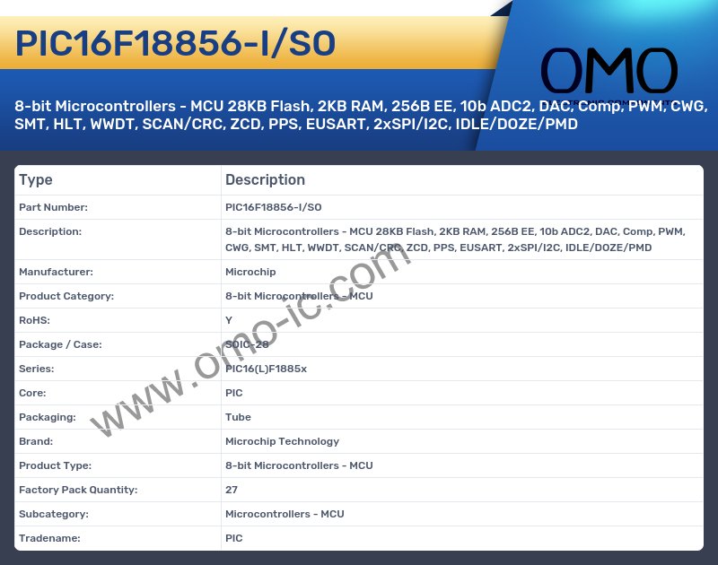 PIC16F18856-I/SO