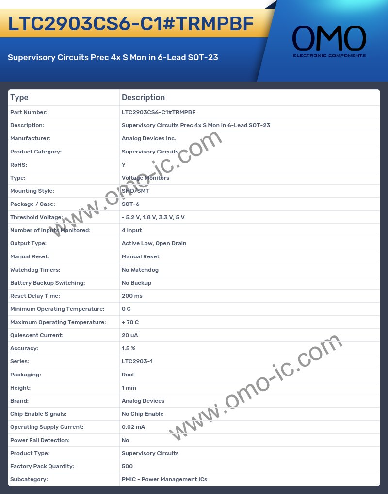 LTC2903CS6-C1#TRMPBF