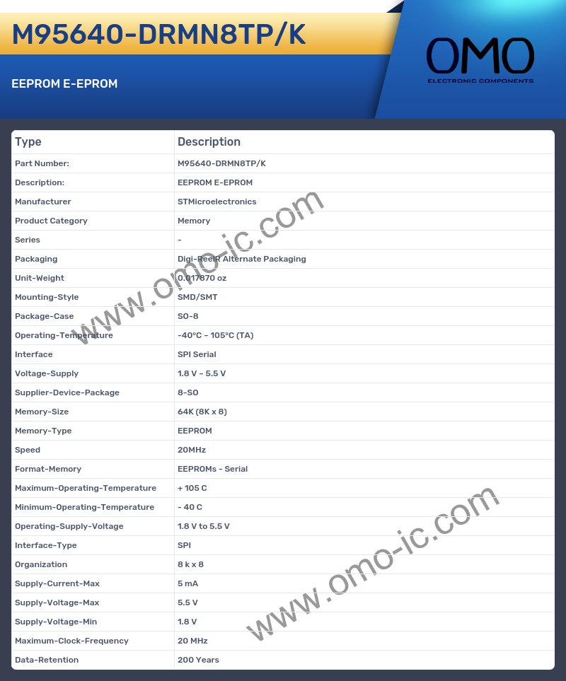 M95640-DRMN8TP/K