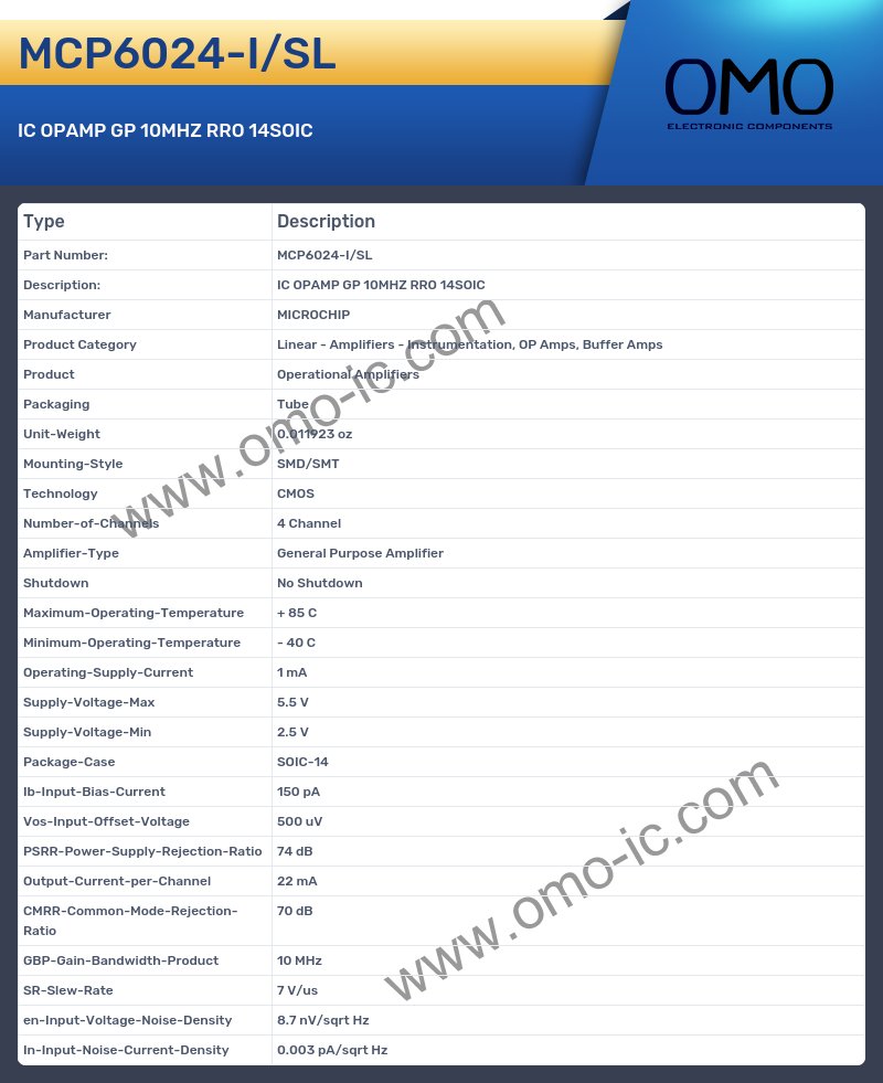 MCP6024-I/SL