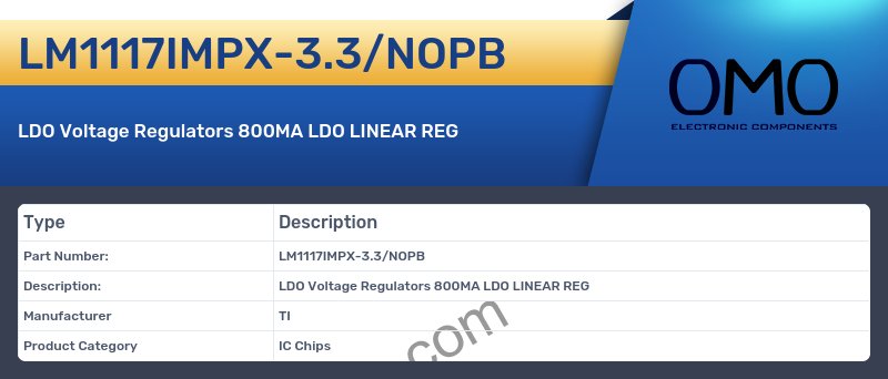 LM1117IMPX-3.3/NOPB